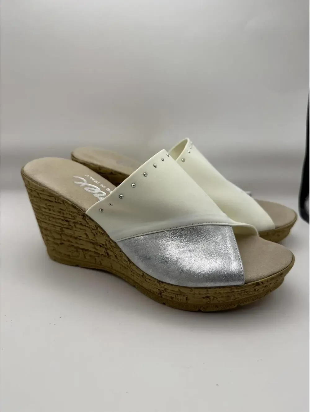 Onex Women's, Cathi Sandal Size 5 Women's Wedge Slide Sandals with Cork Platform